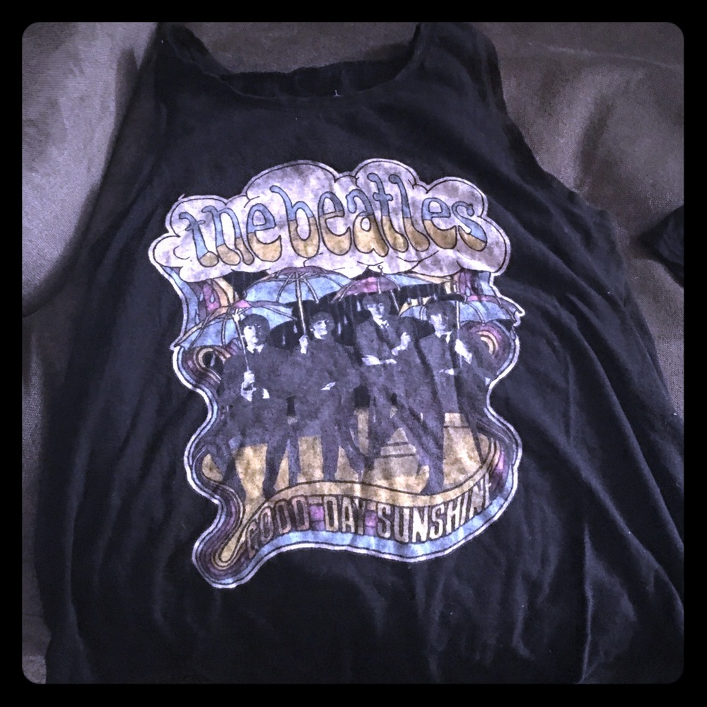 Pink Floyd and Beatles rock t